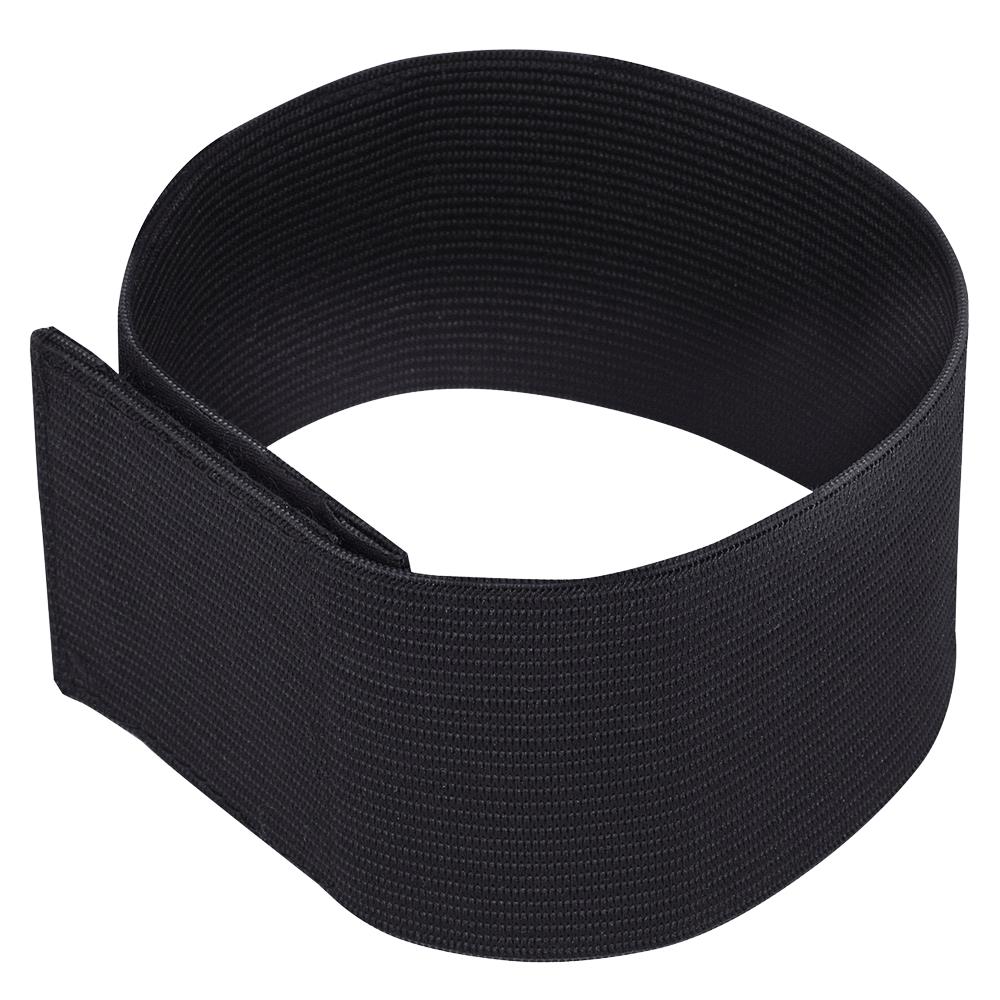Black Elastic Leg Bands - pair - O/S