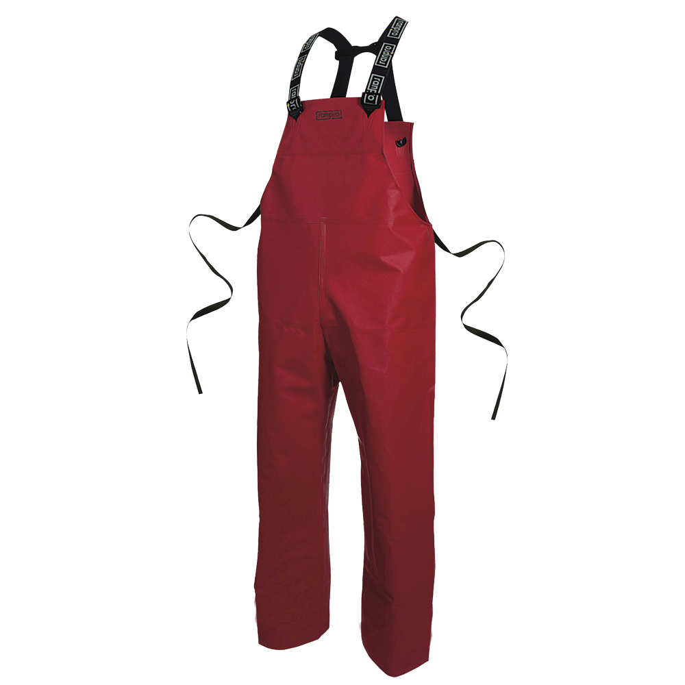 Clipper® Waterproof Bib Pants - PVC Coated Woven Poly