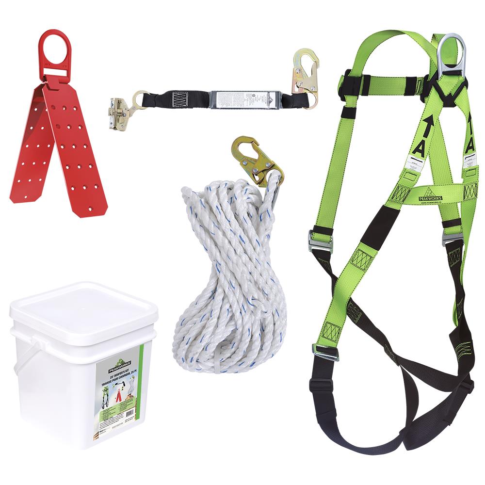 Contractor Roofer's Kits - Reusable Bracket - Integral ADP Rope Grab