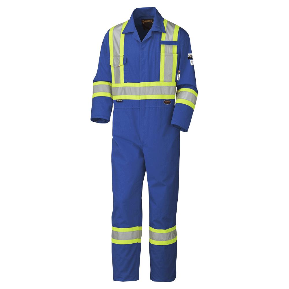 Flame-Gard/Arc Rated Safety Coveralls - 98% Cotton 2% Antistatic - Royal Blue