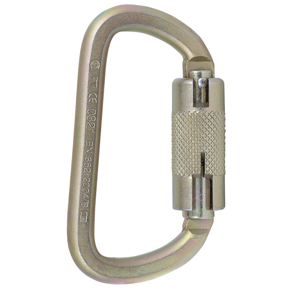Hardware - Carabiners - Zinc Plated Steel - 3/4" Gate Openning