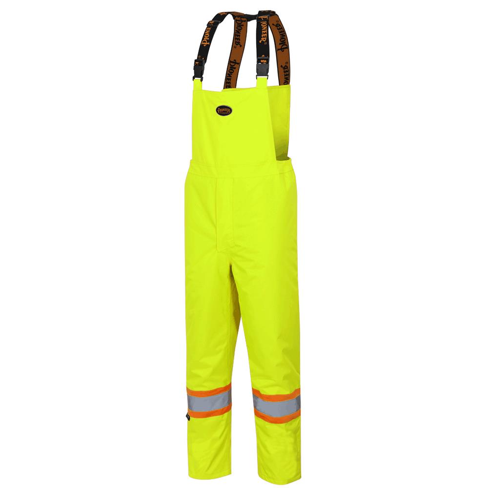 Hi-Viz “The Rock” 300D Oxford Polyester Insulated Bib Pants - Yellow/Green