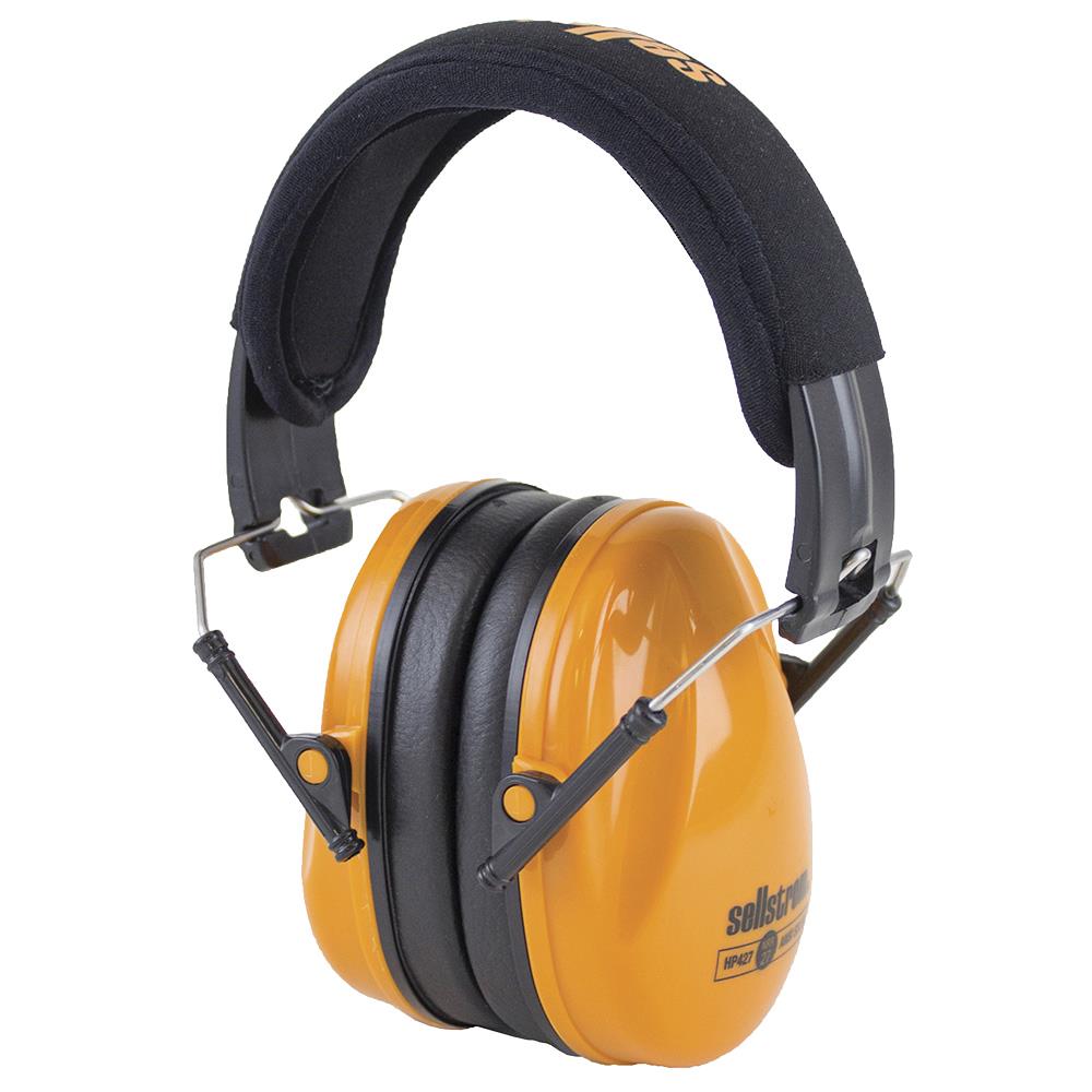 HP427 Premium Ear Muff - Black/Orange