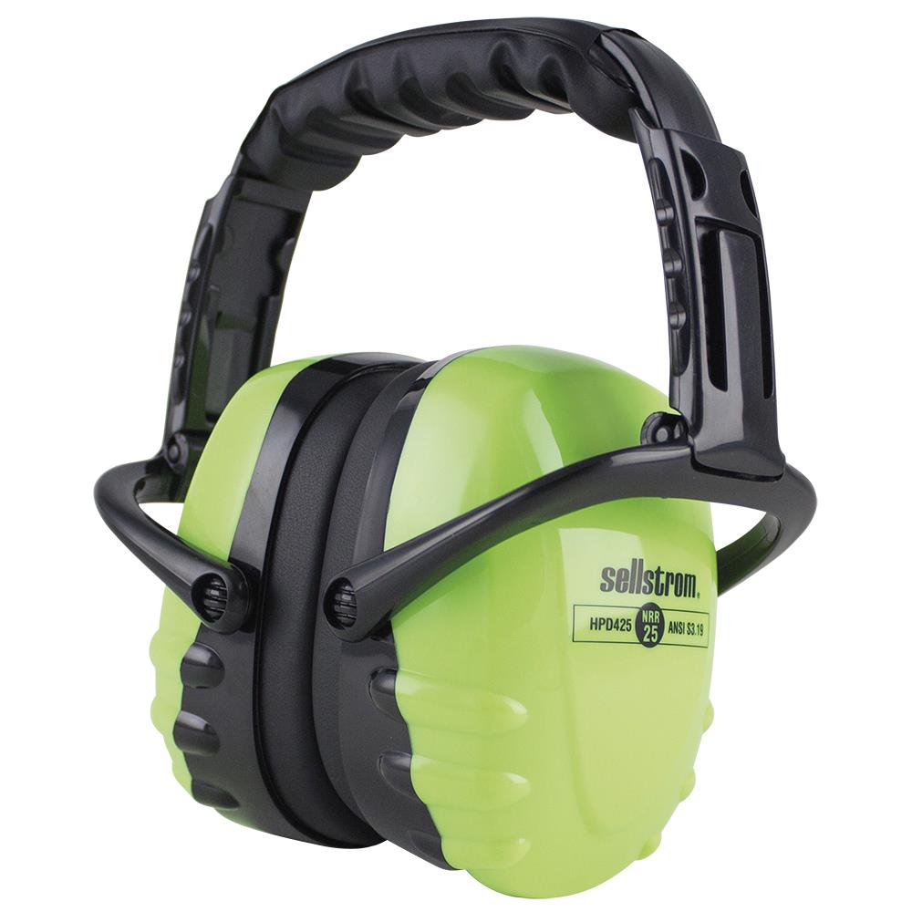 HPD425 Premium Dielectric Ear Muff - Hi-Viz Green/Black