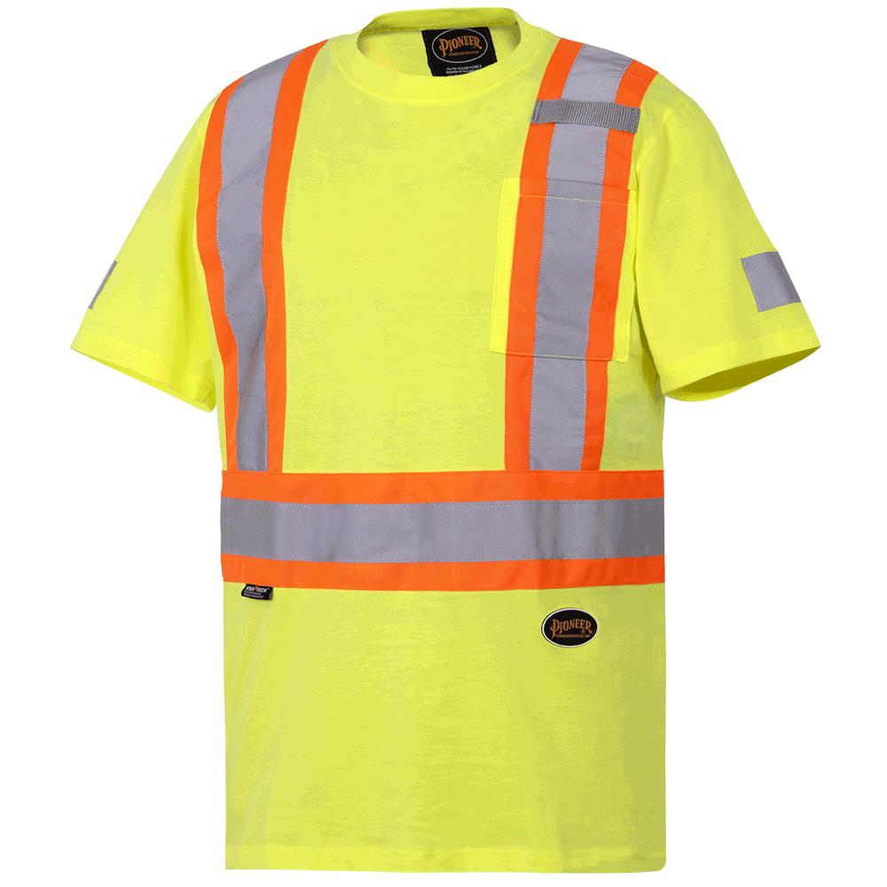 Safety T-Shirts - 100% Cotton - Yellow/Green