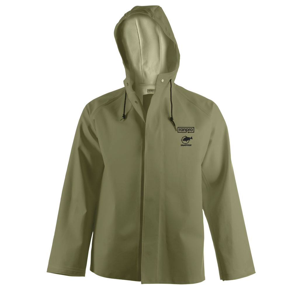 Snapper® Waterproof Hooded Jackets - PVC Coated Poly/Cotton