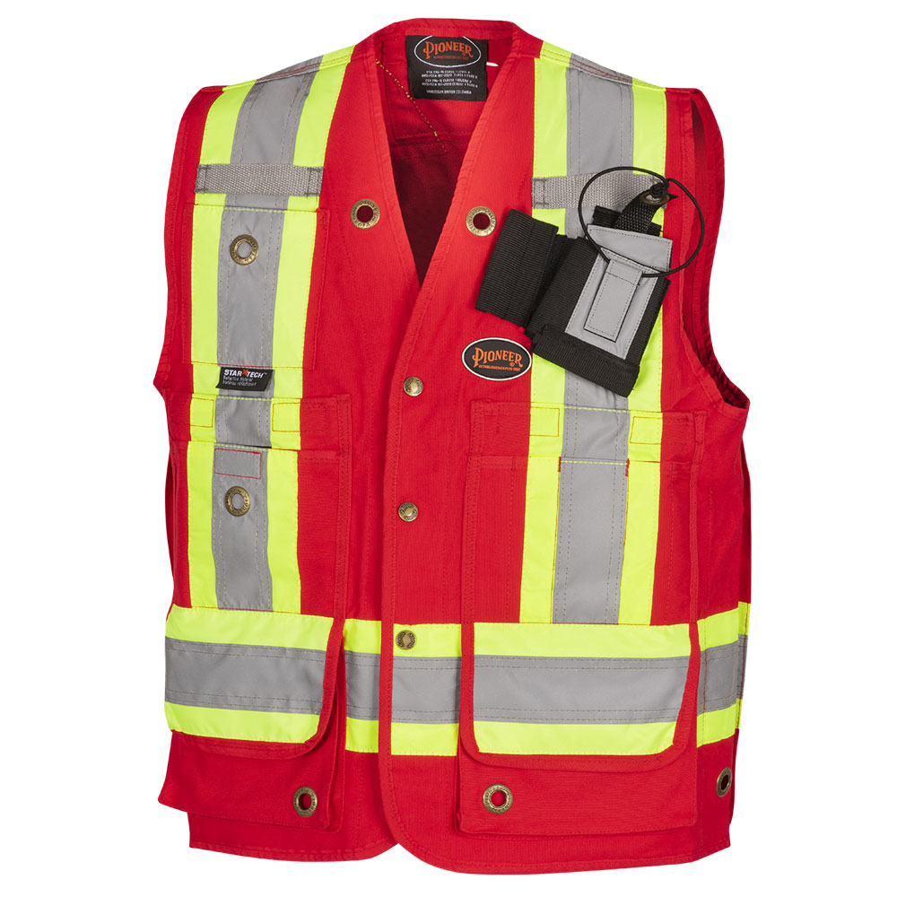 Surveyor’s/Supervisor’s Safety Vests Cotton Duck-Pioneer