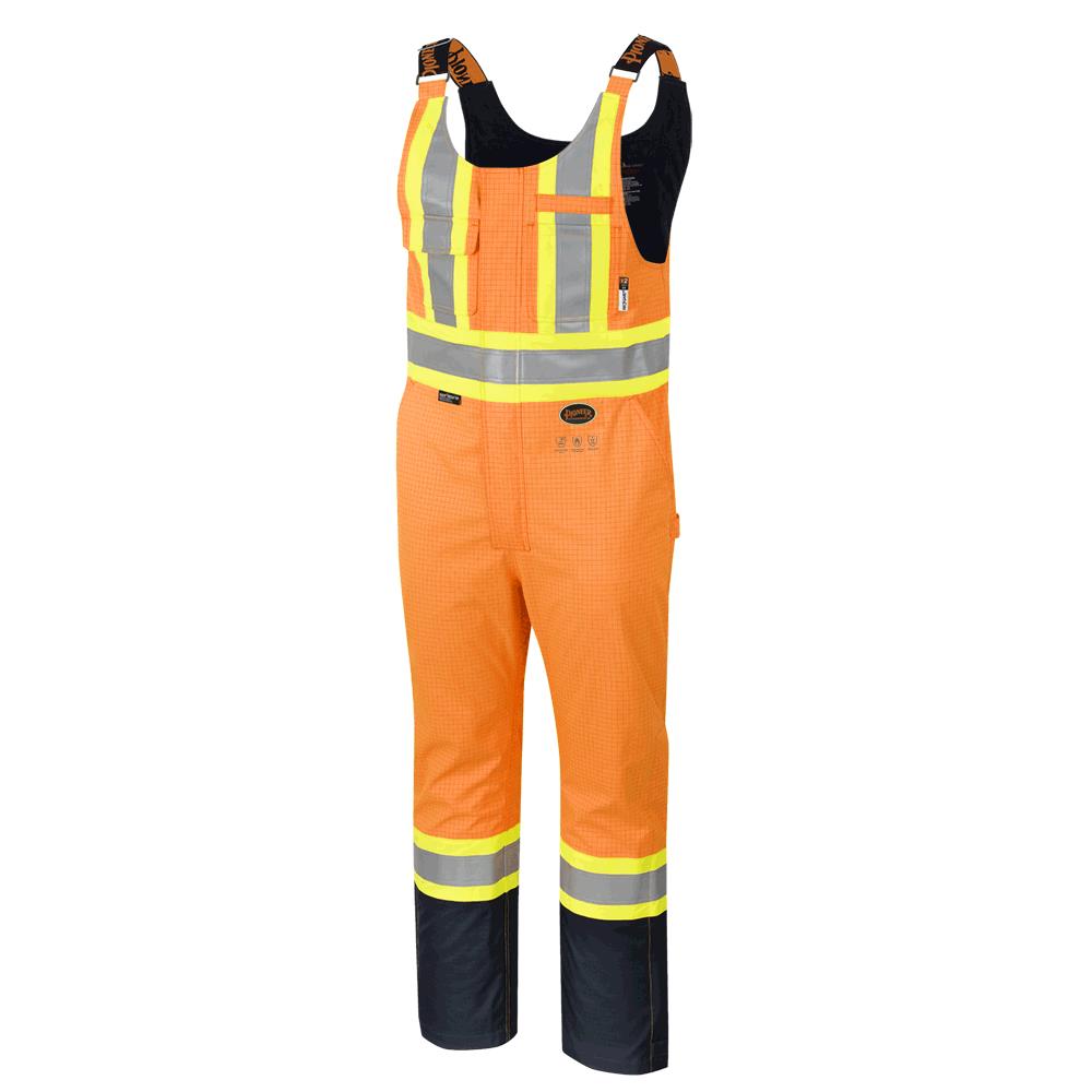 The Defender® Hi-Vis Anti-Static Safety Bib Pants - Pioneer